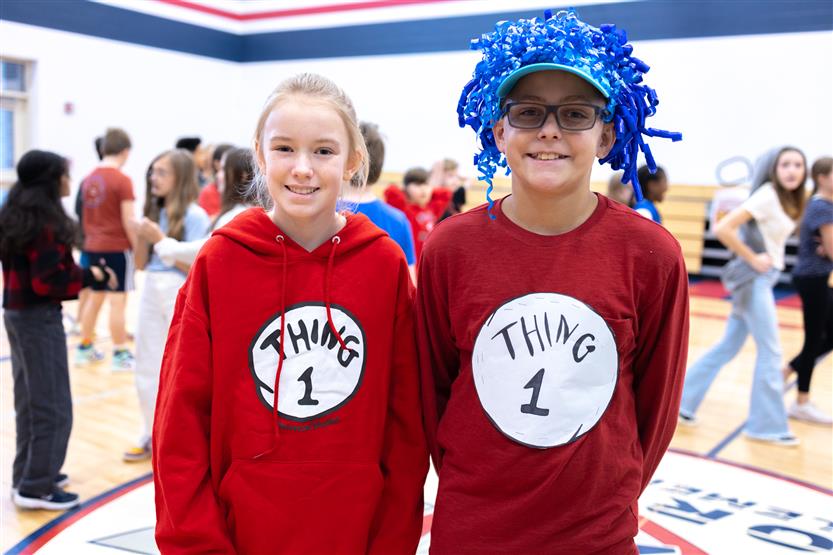 Students celebrate reading during Read Across America Week